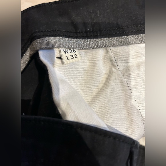 Men’s produkt skinny fit black chino pants size 36x32 - Picture 9 of 13